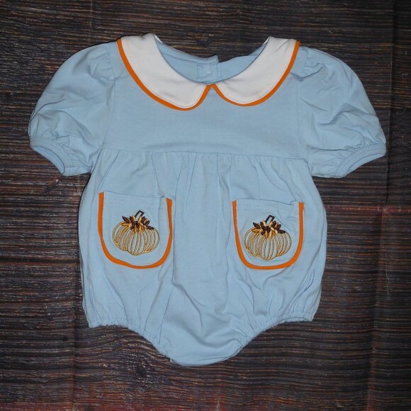 Other - Boutique Pumpkin Baby Boys Short Sleeve Bodysuit Romper Jumpsuit